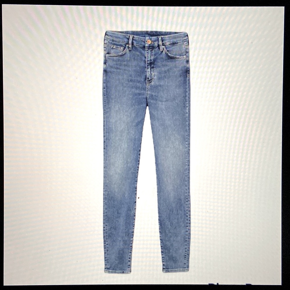 H&M Women High-Rise Ankle Supper Skinny Jeans Size 29 - Picture 1 of 11